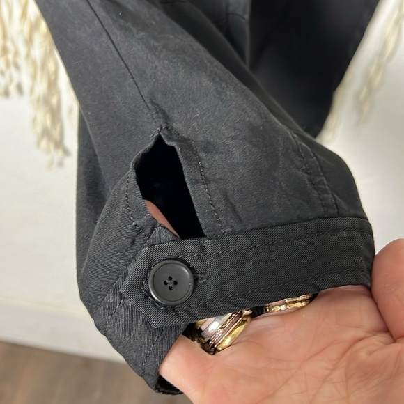 Eileen Fisher Black Cropped 100% Tencel Pant Size LP - Picture 4 of 9